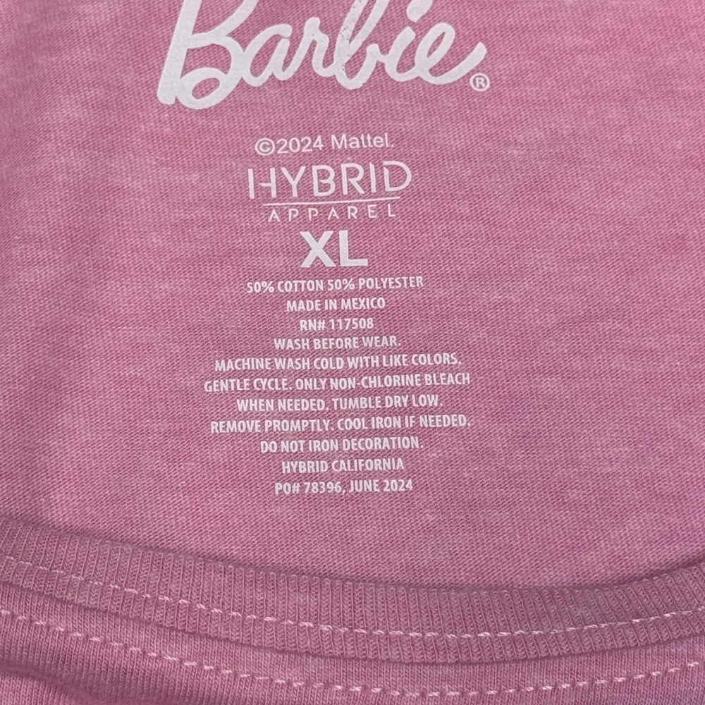 Barbie Graphic Pink Short Sleeve Tee - Picture 6 of 6